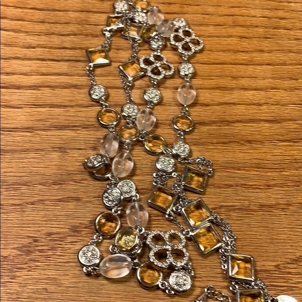 Lia Sophia Spectacular 40” double sided necklace